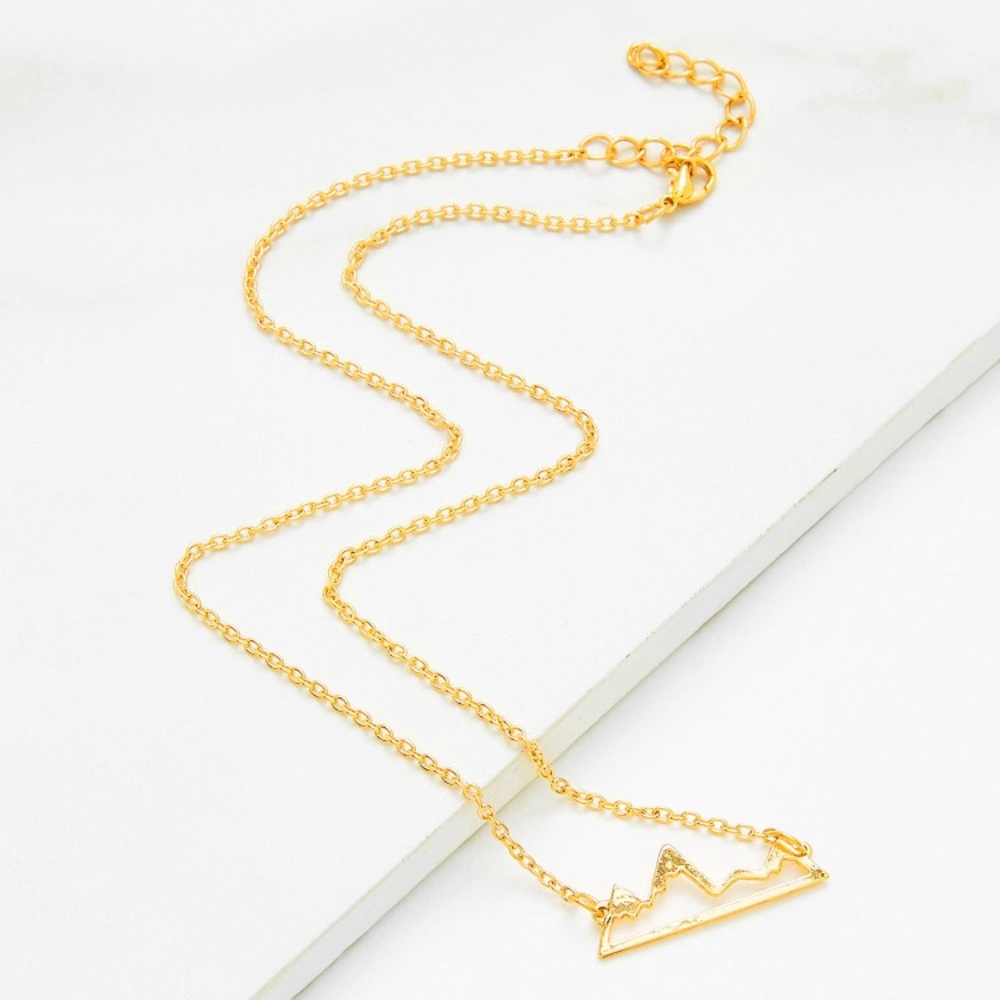 5 for $20!!! Hollow mountain peak necklace